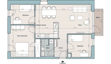 Plantegning for: Trillebørvej 9